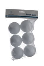 6 ct Polyfoam Balls 2.56in 6.5cm