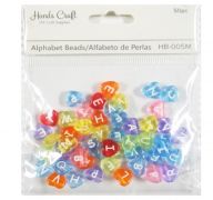 ALPHABET BEADS 50 PCS  