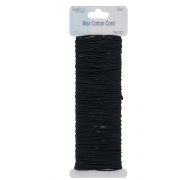 BLACK WAX COTTON CORD  