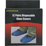DISPOSABLE SHOE COVERS 12 PACK  