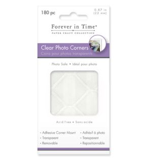 1.99 CLEAR PHOTO ADHESIVE CORNERS  