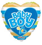 BABY BOY HEART GELLI BEANS BALLOON