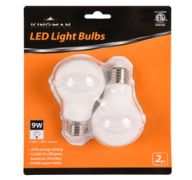 4.99 LED KINGMAN LIGHT BULB 9W 2 PC XXX