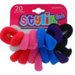 STYLIN GIRLS PONYHOLDERS 20 PACK  