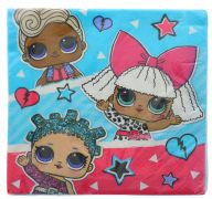 LOL SURPRISE NAPKIN 16 COUNT  XXX