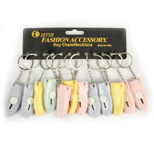 KEY CHAIN WITH EMERGENCY KNIFE