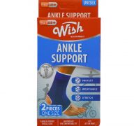 ANKLE SUPPORT 2 PACK ONE SIZE  
