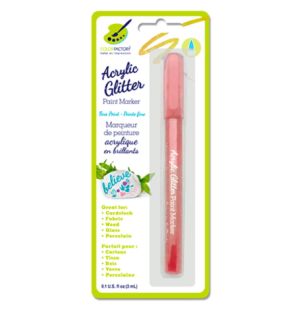 1.99 ACRYLIC GLITTER ROSE GOLD PAINT MARKER XXX