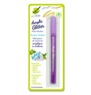 1.99 ACRYLIC GLITTER PURPLE PAINT MARKER  