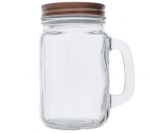 COPPER MASON JAR WITH HANDLE 450 ML  