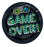 GAME DAY PLATE 9 INCH 8 PACK  