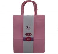 PINK CRAFT BAG 3 PK  