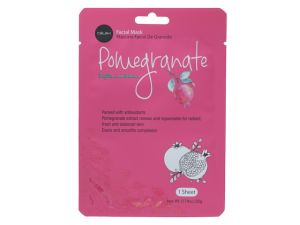 Celavi Pomegrante Facial Face Mask 1 Sheet  