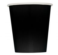 BLACK 9 OZ CUP 8 PACK  