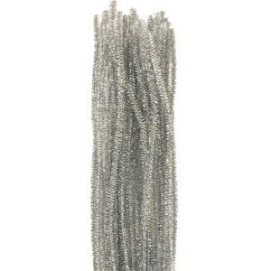 SILVER CHENILLE STEM  