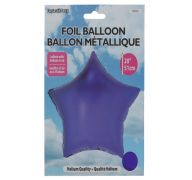 Purple Star Shape Foil Mylar Balloon  