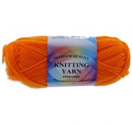 ORANGE ACRYLIC YARN  