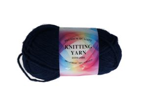 NAVY BLUE ACRYLIC YARN  