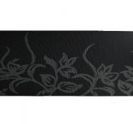 BLACK FLORAL PLACEMAT