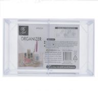 TEMPURED PLASTIC 2 SECTION ORGANIZER  