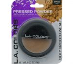 TAN PRESSED POWDER WITH APPLICATOR AND MIRROR