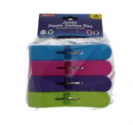 1.61 JUMBO PLASTIC CLTOHES PINS 4 PCS