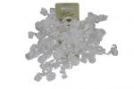 WHITE 2 PACK CURLY BOWS  