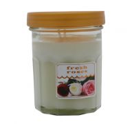 FRESH ROSES WHITE CANDLE  
