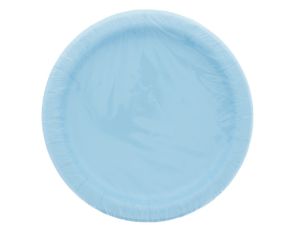 Baby Blue 7 Inch Dessert Plates 20 Count  