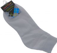 WHITE DIABETIC ANKEL SOCKS SIZE 9-11  