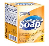 ANTIBACTERIAL SOAP 2 BARS  