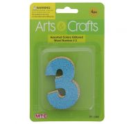 #3 GLITTER WOOD NUMBER XXX  