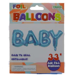 BLUE ABY FOIL BALLOON  XXX