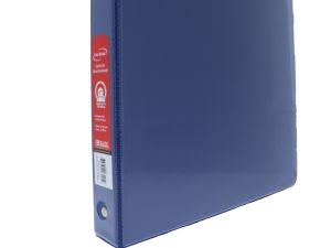 2.49 BLUE 3 RING BINDER 1 IN  