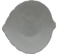 2.99 LEAF BOWL OPAL GLASS 7 INCH