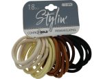 STYLIN PREMIUM ELASTIC PONYHOLDERS 18 PCS