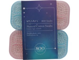 4.99 SPA SAVVT NATURAL COTTON SWAB 800 COUNT