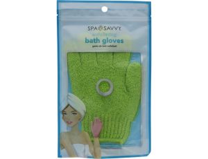 SPA SAVY EFOLIATING BATH GLOVES 