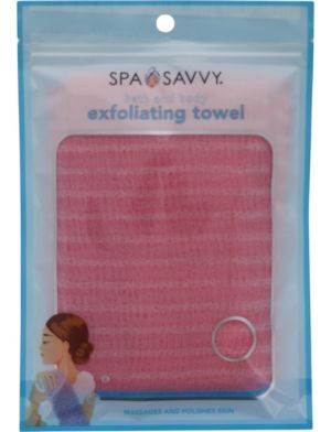 SPA SAVY BATH AND BODY EXFOLIATING TOWL 
