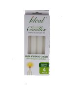6 INCH HOUSEHOLD CANDLES 4 PCS
