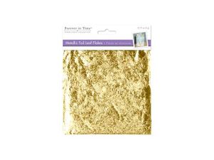 1.99 GOLD METALLIC FOIL LEAF FLAKES  
