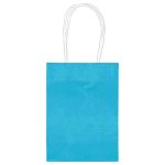 LIGHT BLUE 4 CRAFT BAGS 5.25 X 8.5 X 3.25 INCH