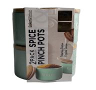 3.99 BAKER AND BREWER 2 PACK SPICE PINCH POTS