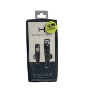2.99 HALSTON MENS NAIL CLIPPER DUO