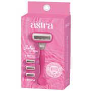 3.99 ASTRA PINK SATIN GLIDE RAZOR 3 REFILLS