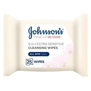 2.99 JOHNSONS EXTRA SENSITIVE MICELLAR WIPES 25 PACK