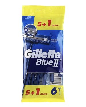 2.99 GILLETTE BLUE 5 + 1 GRATIC 6 PACK