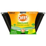 9.99 OFF BACKYARD CITRONELLA CANDLE 