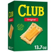 3.99 CLUB ORIGINAL CRACKERS 13.7 OZ