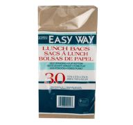 1.99 EASY WAY LUNCH BAGS 30 PACK 10.5 X 5 1.4 X 3 1.4 INCH